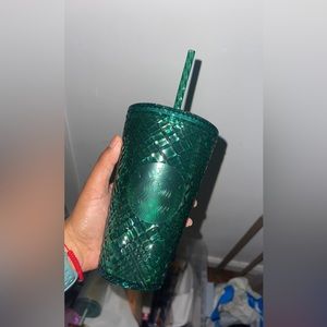 Starbucks Grande Green Jeweled Tumbler 16oz